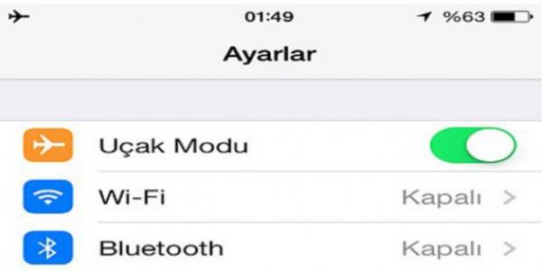 1. Cihaznz arj ederken uak modunu aarsanz 2 kat daha hzl arj olur.