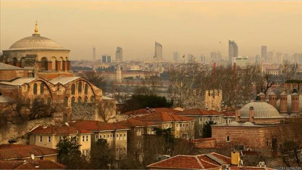 Tarihi yarmadadan "ykselen" Anadolu yakasnn grnm.