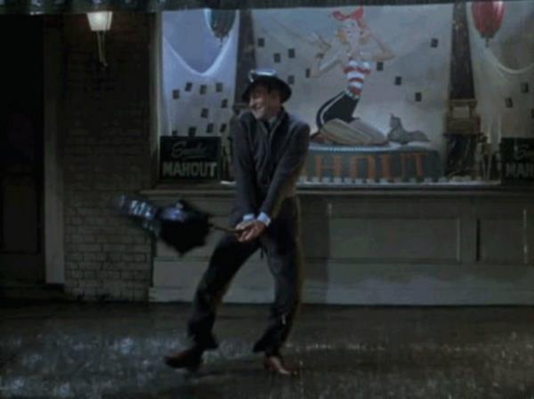 Du alrken, kollarnzla su biriktirip, suyu birden brakp elale etkisi yaratmak