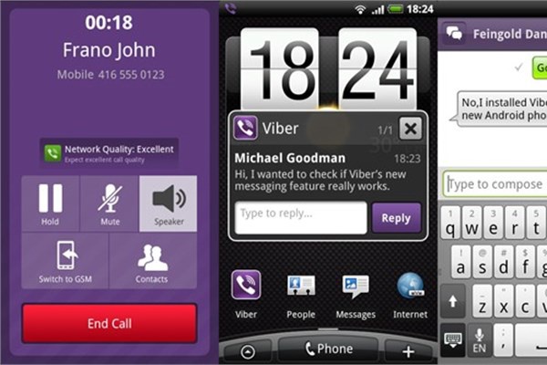 <p><b>Viber</b></p>  Dnya apnda 200 milyon kii tarafndan kullanlan Viber, mesajlamann yan sra a zerinden telefon grmesi yapmaya olanak tanyor. Uygulama iOS ve Android iletim sistemlerinde mevcut.