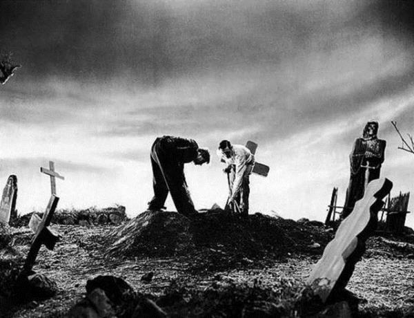 Mezar kazcl 19'uncu yzylda grlen bir meslekti. O yllar yasal yollarla kadavra temin etmek ve tp fakltelerinde doktor adaylarna sunmak pek mmkn deildi. O nedenle niversitelere kadavra temin etmek adna mezarlar kazarlard.