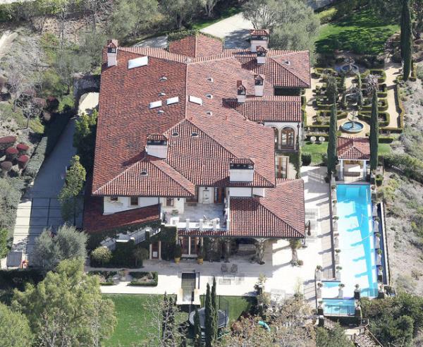 Heidi Klum'un Brentwood'daki malikanesi