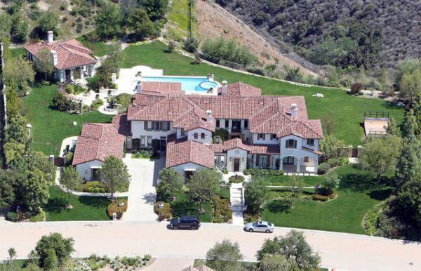 Justin Bieber'in Calabassas'ta bulunan malikanesi