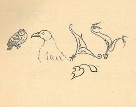 Karalama defterinde kk Fatih hem resme olan kabiliyetini hem de insanlar zerinde yapt gzlemleri gstermektedir. Yapt kartal, at ba, bayku, leylek gibi hayvan izimlerinin yannda defterde yine Fatih'in kaleminden izilmi hocalarna ve saray erkanndan insanlara ait karikatrler yer alr