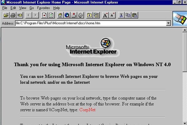 <p><b>1995</b></p>  Microsoft, Internet Explorer' piyasaya srd. "Tarayc Savalar"nn kmasna neden olan bu gelimenin sonucunda kaybeden Netscape oldu.