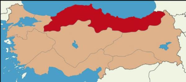 <p><b>Karadeniz Blgesi</b></p>  AK Parti: Yzde 56.2  <p>CHP: Yzde 23.2</p>  MHP: 15.3