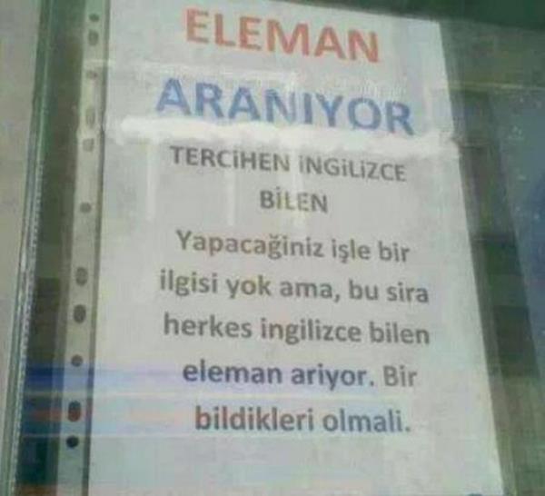 Herkesin eleman ngilizce biliyor, benim neyim eksik?