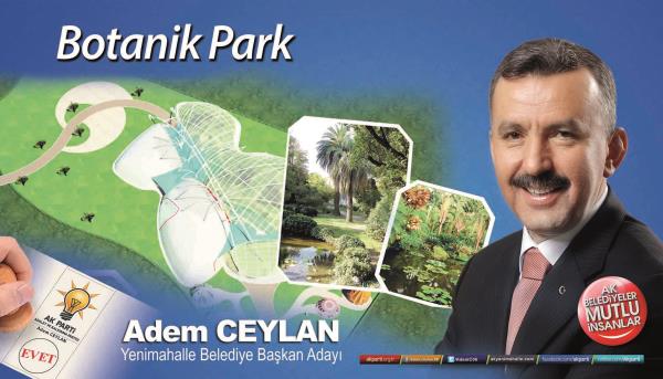 Ak Parti Yenimahalle belediye bakan aday Adem Ceylan, projelerini aklad.