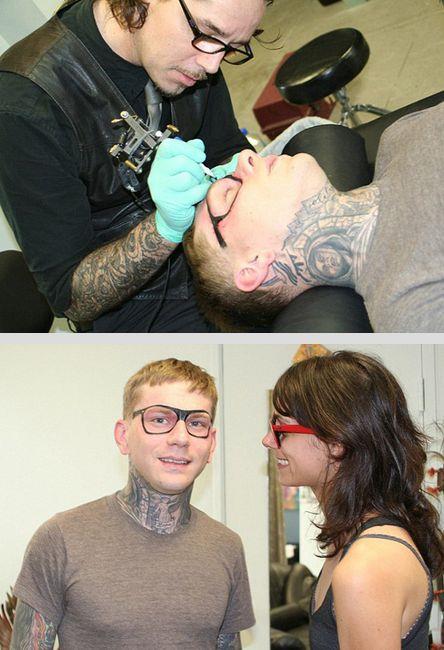 Sevgilisi gzlk takt ve bunu sorun ettii iin yzne kalc gzlk dvmesi yaptran gen, ak yeni batan yaratm.