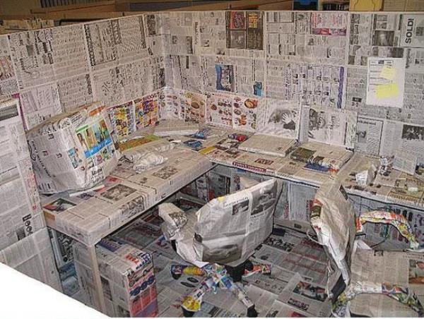  arkadanzn sabahki gazeteyi okuyup okumadndan emin olun