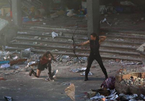 Demir Adam, Hulk, Thor, Kaptan Amerika, Hawkeye ve Black Widow, film serisinde yer alan kahramanlardan.