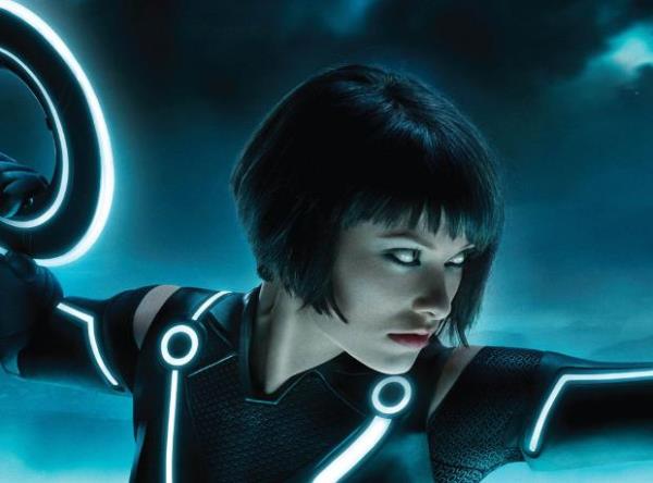 Olvia Wilde, Tron: Legacy'de hem gzellii hem de esnekliiyle byledi.