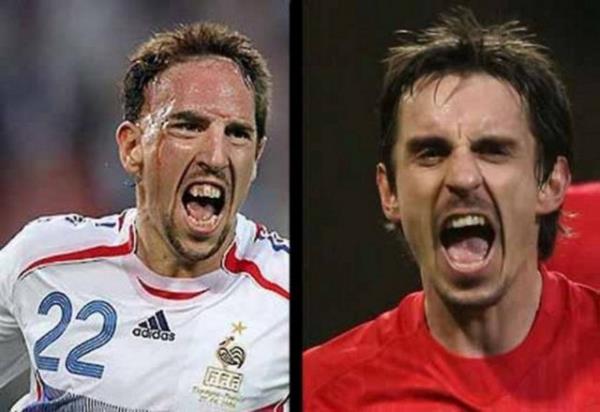 FRANK RIBERY - GARY NEVILLE