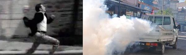 12. Sivrisinek ilac skan arac kovalamak.