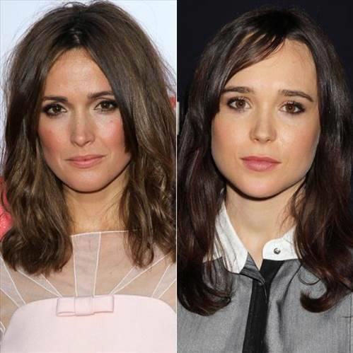 Rose Byrne ve Ellen Page birbirlerine alacak kadar benziyor.