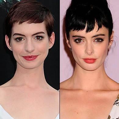 Anne Hathaway ile Krysten Ritter'n benzerlii de artc.