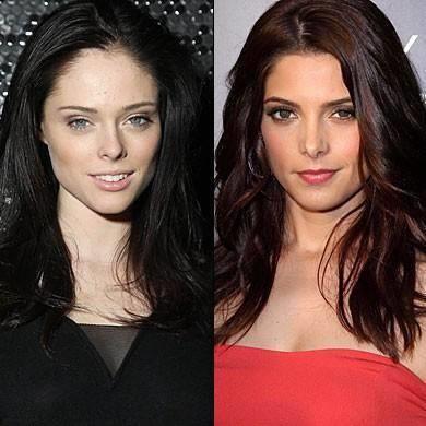 Ashley Greene ile Coco Rocha'nn vahi baklar bile benziyor.