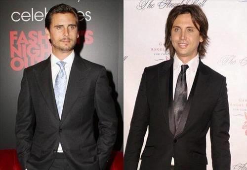 Kim Kardashian'n ablasnn ei Scott Disick ile en yakn arkada Jonathan Cheban karde gibiler.