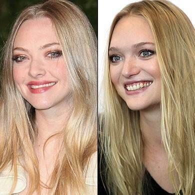 Amanda Seyfried ve Gemma Ward benzerlii.