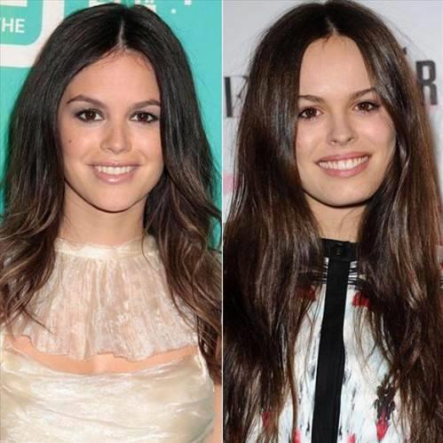 Gen oyuncu Rachel Bilson ile sosyelit Atlanta de Cadenet ikiz kadar benziyor.