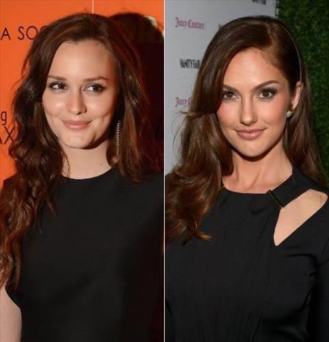 Leighton Meester ve Minka Kelly iki karde gibi grnyorlar.