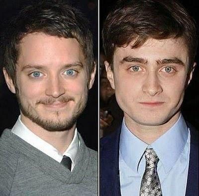 Eliah Wood ile Daniel Raddcliffe ikiz gibi.
