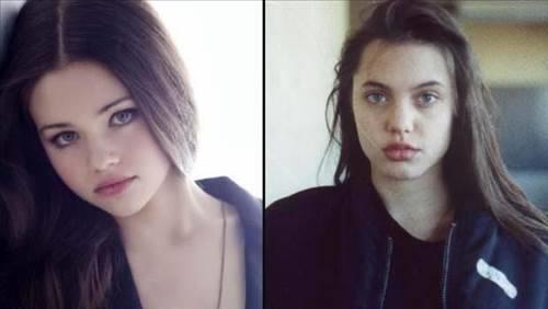 <p><b>KIZI BLE BU KADAR BENZEMYOR</b></p>   Sol taraftaki gen kadnn Angelina Jolie'nin kz kardei hatta z kz olduunu syleseler hi tereddt etmeyiz byk olaslkla. India Eisle adndaki bu gen oyuncu Jolie'ye zellikle de 20'li yalarndaki haline kopyas kadar benziyor...