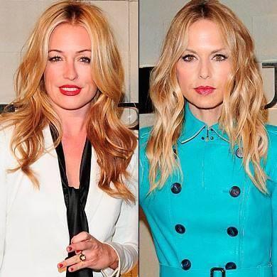 Cat Deeley ve Rachel Zoe de karde kadar benziyor.