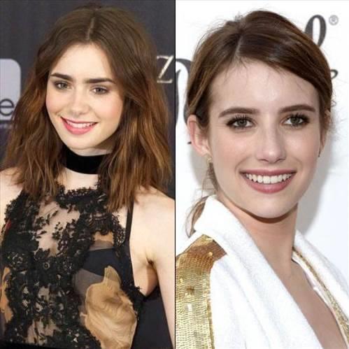Emma Roberts ve Lily Collins karde gibi.