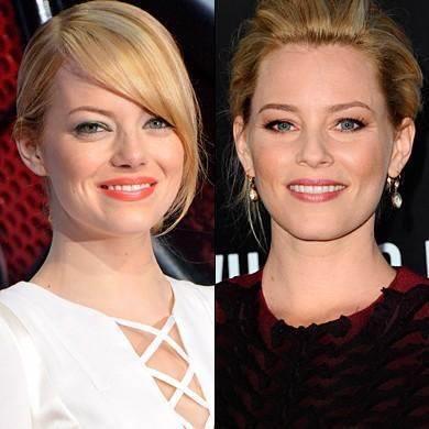 Emma Stone ile Elizabeth Banks bir elmann iki yars gibi.