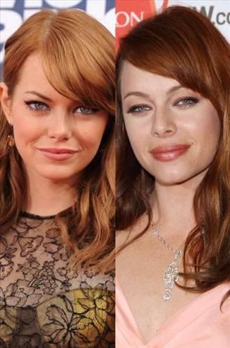 Emma Stone ve Melinda Clarke benzerlii de arpc.