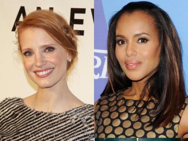 Jessica Chastain ve Kerry Washington, 36 yanda