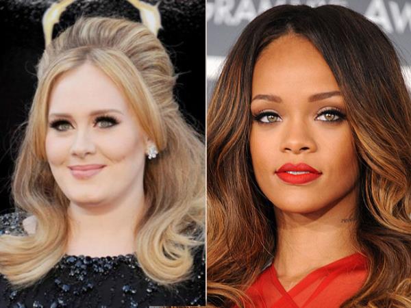Adele ve Rihanna, 25 yanda