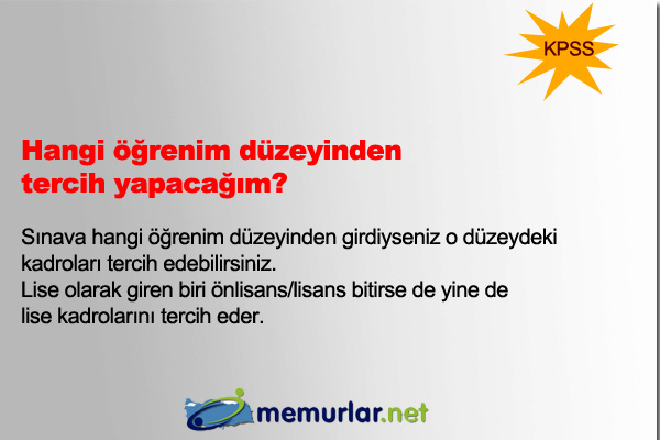 2013'n ilk KPSS tercih 24 Haziran itibariyle SYM'nin internet sitesi zerinden yaplmaya baland. Tercihler, 3 Temmuz akam saat 23:59'a kadar devam edecek.