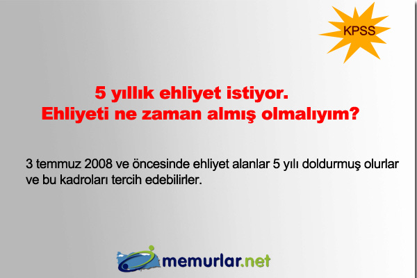 2013'n ilk KPSS tercih 24 Haziran itibariyle SYM'nin internet sitesi zerinden yaplmaya baland. Tercihler, 3 Temmuz akam saat 23:59'a kadar devam edecek.