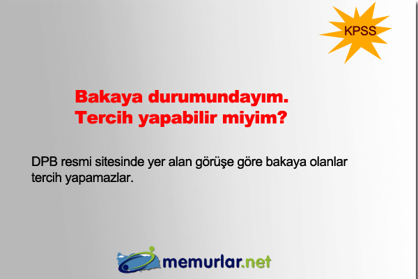 2013'n ilk KPSS tercih 24 Haziran itibariyle SYM'nin internet sitesi zerinden yaplmaya baland. Tercihler, 3 Temmuz akam saat 23:59'a kadar devam edecek.