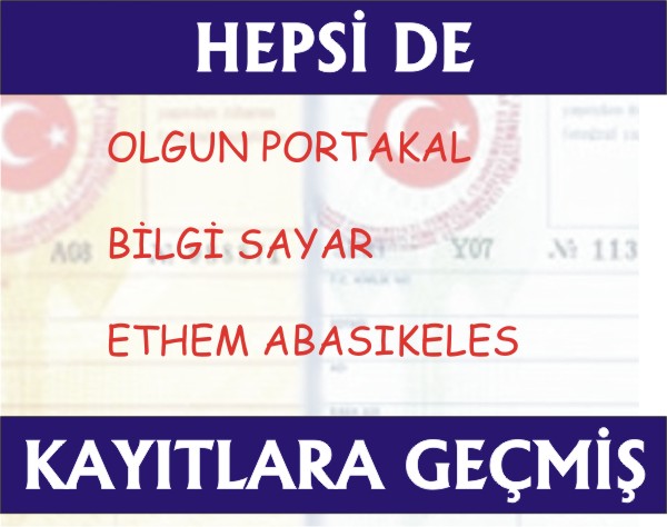 Hepsi de kaytlara gemi...