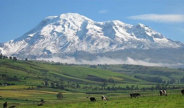Ekvator'da bulunan Chimborazo Da dnyann merkezinden en uzak noktadr.