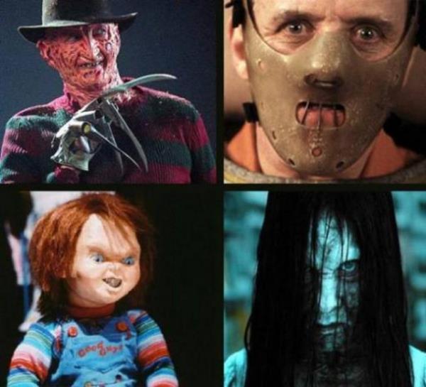 Kimisi �ok orijinal kimisi �ok kli�e ama ne olursa olsun izlendikleri g�nden beri bir�oklar�n� korkudan titretmeyi ba�ar�yorlar. Ortak �zellikleri �ld�rmek ancak hepsinin farkl� y�ntemleri var. Kap�lar�n arkas�nda, evlerin bodrumlar�nda, yataklar�n alt�nda daha fazla can almak i�in bekliyorlar. ��te sinema tarihinin en korkun� 20 katili.