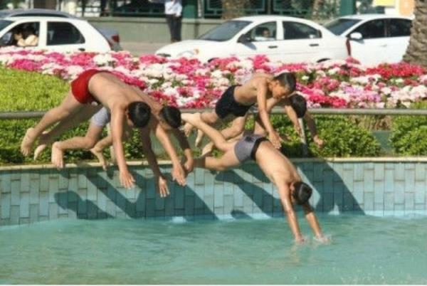 Ss havuzunda yzmenin verdii dayanlmaz mutluluk...