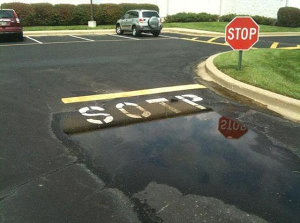 Stop yani Dur yazacana Sotp yazlm.