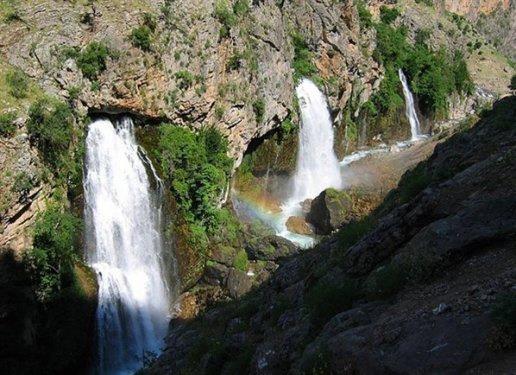 <p><b>KAPUZBAI ELALELER</b></p>  Kapuzba elaleleri Kayseri'nin Yahyal ilesine yaklak 80 km. mesafededir ve Aladalar Milli Park snrlar ierisinde yer almaktadr. En nemli zellii kaynandan kt ekilde aaya dklmesidir. Gittiinize asla piman olmayacanz bir doa harikas.