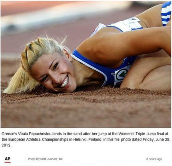 17. Altn madalyaya koarken bile fotojenikliinden dn vermeyen atlet