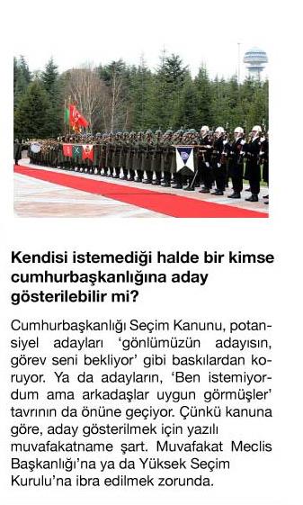 Trkiye, ilk kez Cumhurbakann halk oyuyla seecek ama bu seim nasl olacak, herkes aday olabilir mi, tek aday olursa ne olacak, bayrak aslacak m, miting yaplacak m? te merak ettiiniz bu sorularn cevaplar