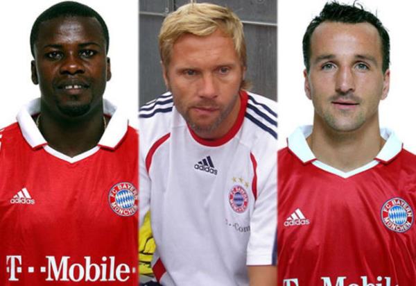 KUFFOUR - T. FINK - J. JEREMIES (Bayern Mnih)