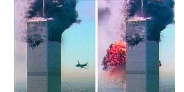 ABD'de 11 Eyll 2001 tarihinde ikiz kulelere dzenlenen terr saldrs objektiflere byle yansmt...