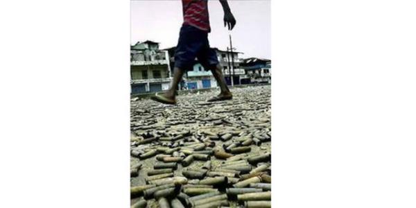 <p><b>2004 Calorilyn Cole</b></p>    Liberya'nn bakenti Monrovia'da ekilen bu kare hkmet yanllar ile asiler arasnda yaanan atmadan arta kalan mermiler zerinde hi bir ey olmam gibi dolaan bir genci grntlyor...