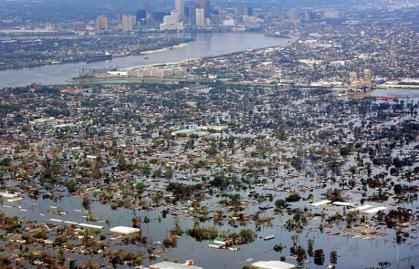 Katrina Kasrgas sonrasnda New Orleans sular altnda. (2005)