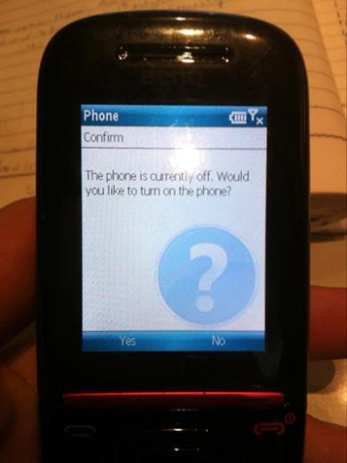 Ekranda "Telefon u an kapal. Amak istiyor musunuz" sorusunu gryorsunuz. Peki telefon kapalysa sen nasl oluyor da bana bu soruyu sorabiliyorsun?