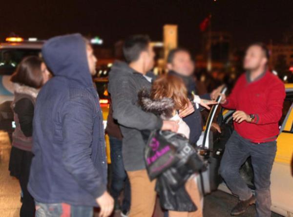 Yine Taksim yine taciz